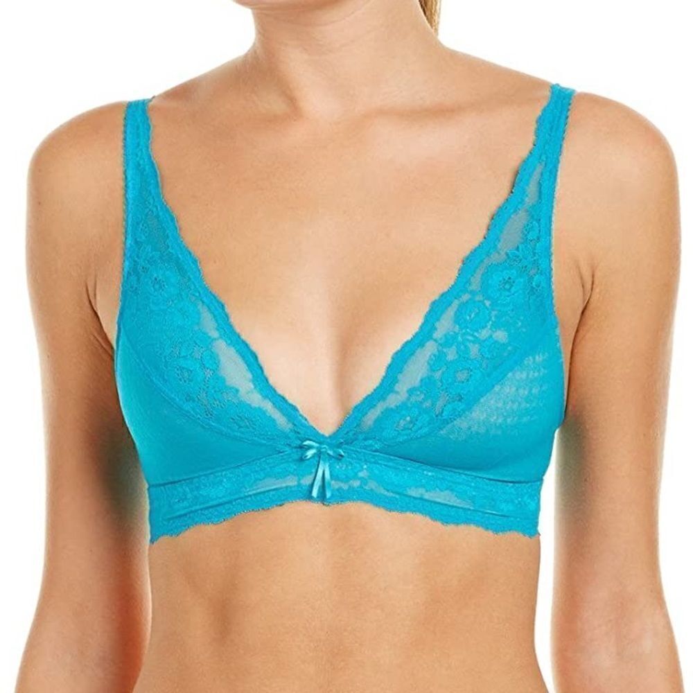 Wacoal The Insider Wire Free Lace Mesh Bra 38 Capri Breeze 852212